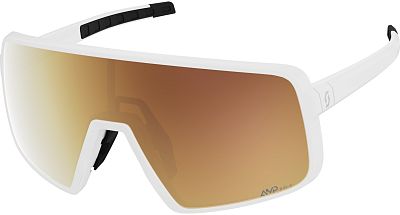 Превью  Велоочки SCOTT Torica LS White Matt, Линзы: AMP Gold Chrome (419429-0196374)